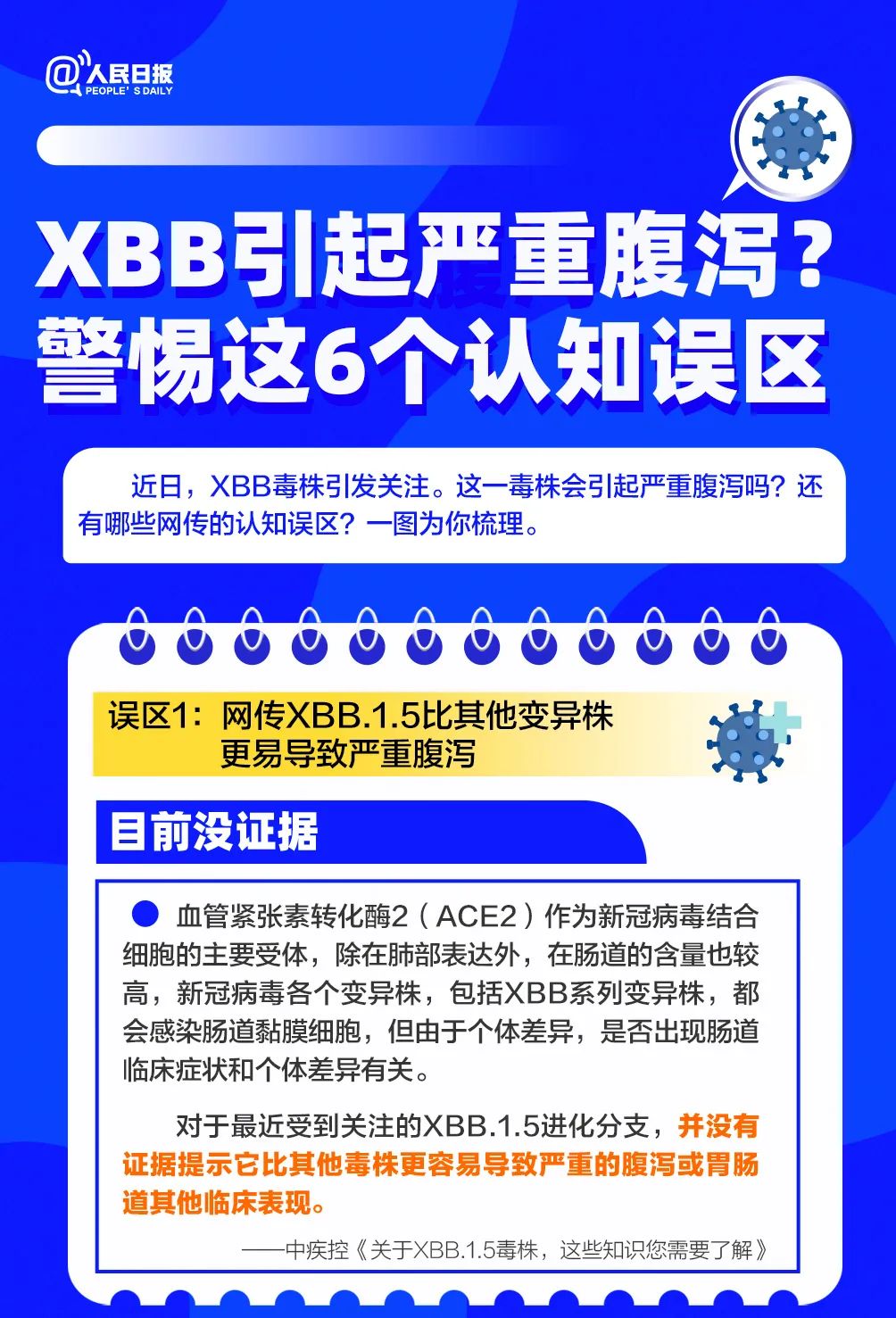 警惕丨XBB引起严重腹泻？警惕这6个认知误区