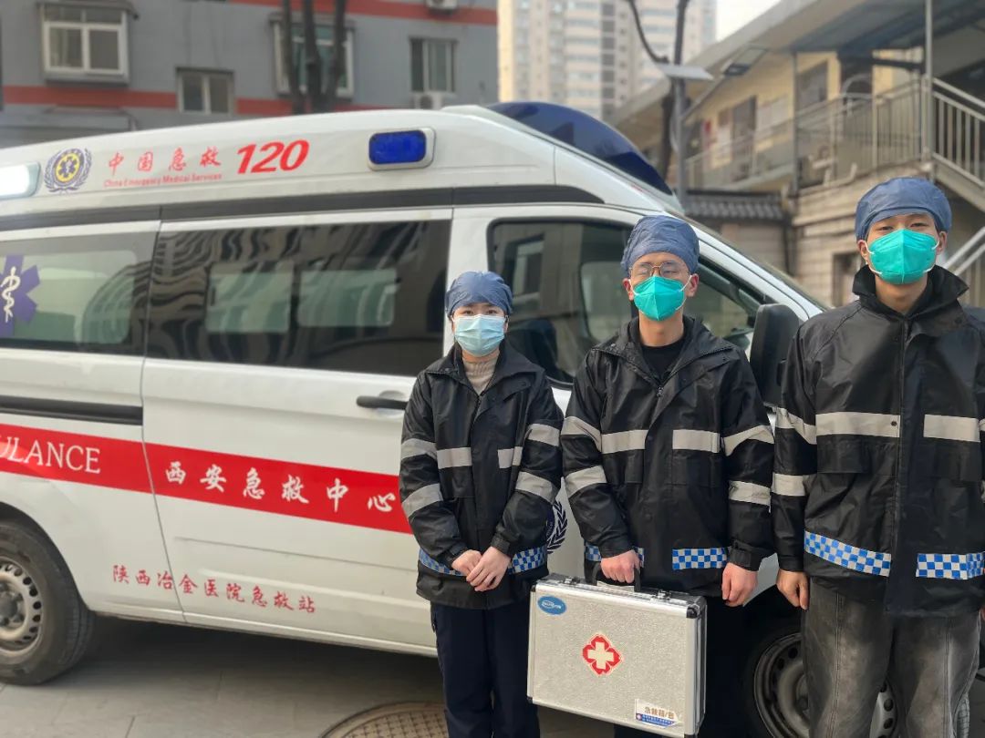 120急救站丨陕西冶金医院120急救站成功救治一名脑出血患者